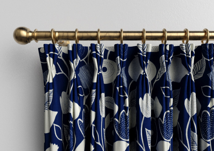 Nordic, Indigo - Made to Measure Curtains - Image 11